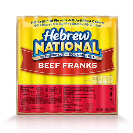 hebrew national beef franks